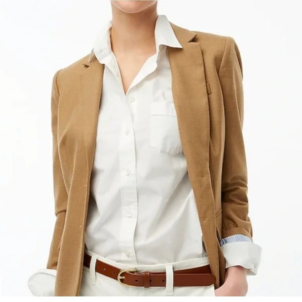 J. Crew Schoolboy Tan Blazer Size Small